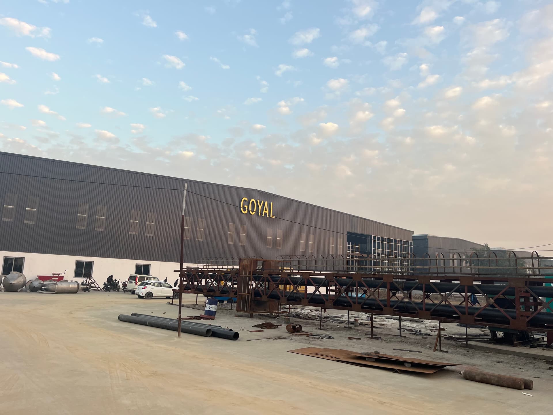 PEB buildings for Goyal Inc, Baghpat UP