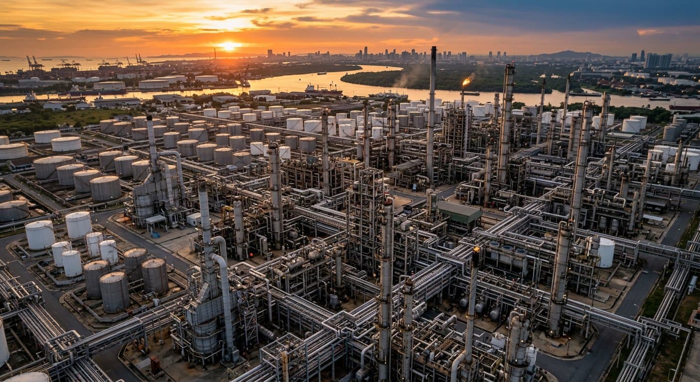 High-risk industrial envelope — refineries and chemical plants