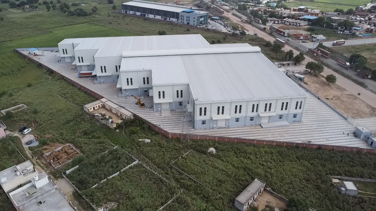 PEB commercial building completed in Delhi region