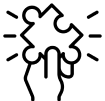 Icon representing Solutions
